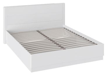 Кровать с подъемным механизмом «Наоми» (Белый глянец), СМ-208.01.02
