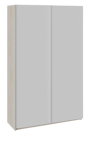 Шкаф-купе 2-х дверный «Траст» СШК 2.140.70-15.15 "дуб сонома-стекло белый глянец"