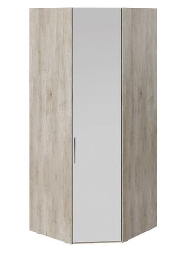 Шкаф угловой с зеркалом, правый «Эмбер» (Баттл Рок/Серый глянец) СМ-348.07.007 R