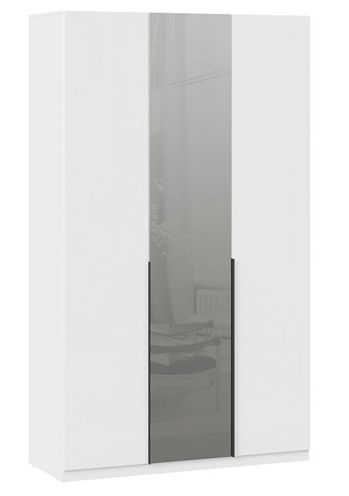 Шкаф комбинированный «Тесса» 201.001.000 (Белый Жемчуг / Белый глянец)