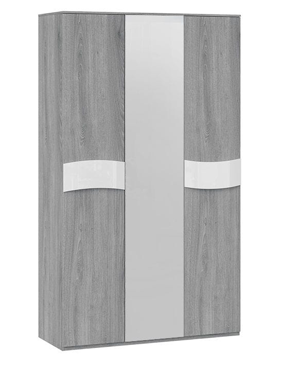 Шкаф комбинированный «Миранда» (Дуб Гамильтон/Белый глянец) 202.001.000
