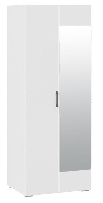 Шкаф для одежды 2-х дверный с зеркалом «Нео» (Белый)