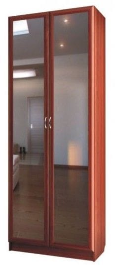 Шкаф для платья 2-х дверный с зеркалами C 401/1 М